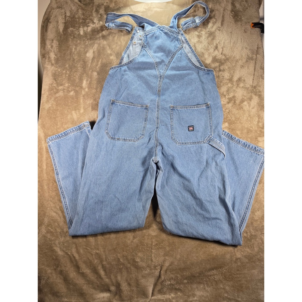 Unionbay Vintage Y2K Denim Overalls Womens Medium Light Wash Carpenter JB61605 - Picture 2 of 12